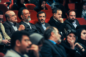 دکتر منتظری و محمود دعایی در بیست و دومین دوره جشنواره کتاب سال دانشجویی